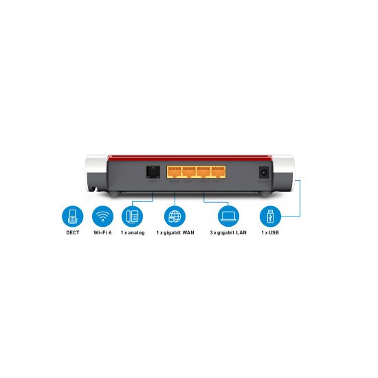 FRITZ!Box 20003067 routeur sans fil Bi-bande (2,4 GHz / 5 GHz)