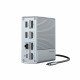 HYPER HDG212B station d'accueil USB 3.2 Gen 2 (3.1 Gen 2) Type-C Argent