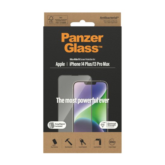 PanzerGlass Ultra-Wide Fit Apple iPhone Protection d'écran transparent 1 pièce(s)