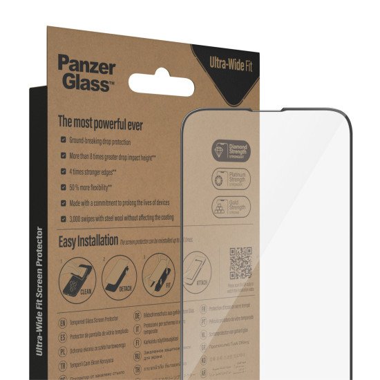 PanzerGlass Ultra-Wide Fit Apple iPhone Protection d'écran transparent 1 pièce(s)