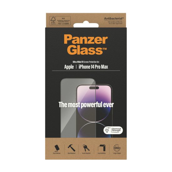 PanzerGlass Ultra-Wide Fit Apple iPhone Protection d'écran transparent 1 pièce(s)