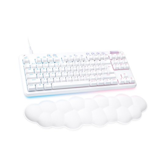 Logitech G G713 clavier USB QWERTY US International Blanc