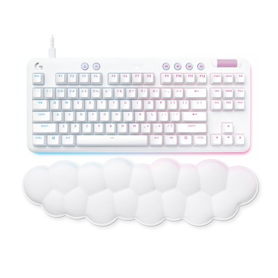 Logitech G G713 clavier USB AZERTY Français Blanc