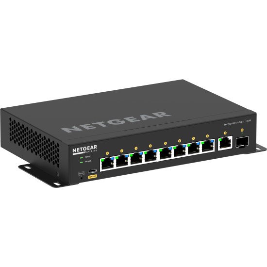 NETGEAR GSM4210PD-100EUS commutateur réseau Géré L2/L3 Gigabit Ethernet (10/100/1000) Connexion Ethernet, supportant l'alimentation via ce port (PoE) Noir