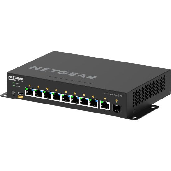 NETGEAR GSM4210PD-100EUS commutateur réseau Géré L2/L3 Gigabit Ethernet (10/100/1000) Connexion Ethernet, supportant l'alimentation via ce port (PoE) Noir