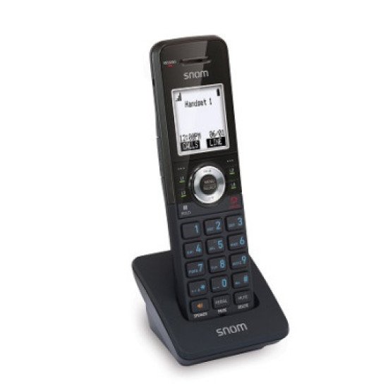 Snom 110 SC DECT Bundle Téléphone DECT Identification de l'appelant Noir