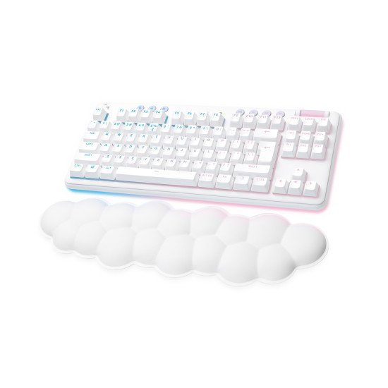 Logitech G G715 clavier RF sans fil + Bluetooth QWERTY US International Blanc