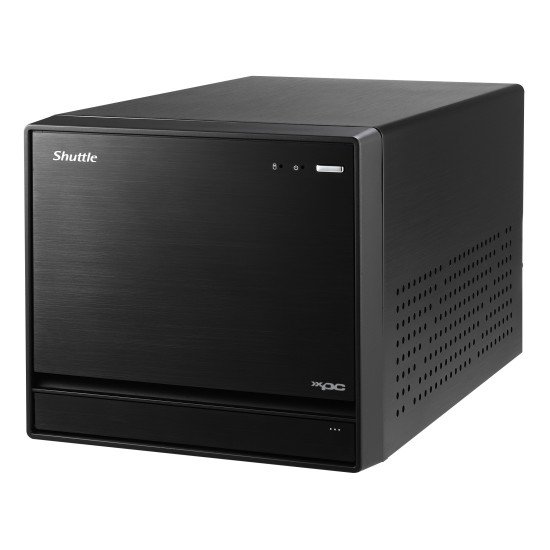 Shuttle XPC cube Barebone SW580R8 - S1200, Intel W580, vPRO, 4x LAN (2x 1Gb & 2x 2.5Gb), 4x 3.5" HDD bays