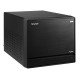 Shuttle XPC cube Barebone SW580R8 - S1200, Intel W580, vPRO, 4x LAN (2x 1Gb & 2x 2.5Gb), 4x 3.5" HDD bays