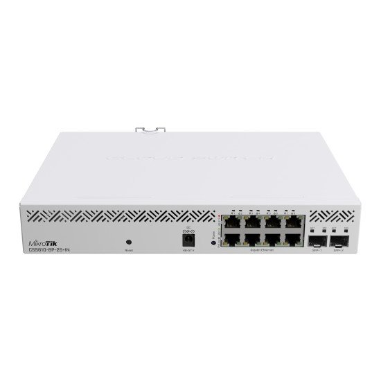 Mikrotik CSS610-8P-2S+IN commutateur réseau Géré Gigabit Ethernet (10/100/1000) Connexion Ethernet POE Blanc