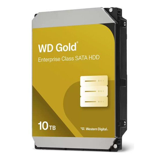 Western Digital Gold WD103KRYZ disque dur 10 To 7200 tr/min 512 Mo 3.5" Série ATA III