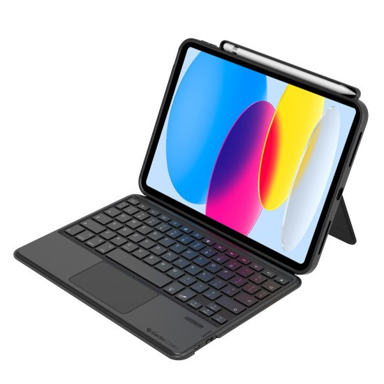 Gecko Covers Apple iPad 10.9 (2022) Keyboard Cover QWERTY