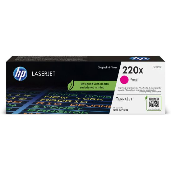 HP Toner LaserJet magenta authentique 220X