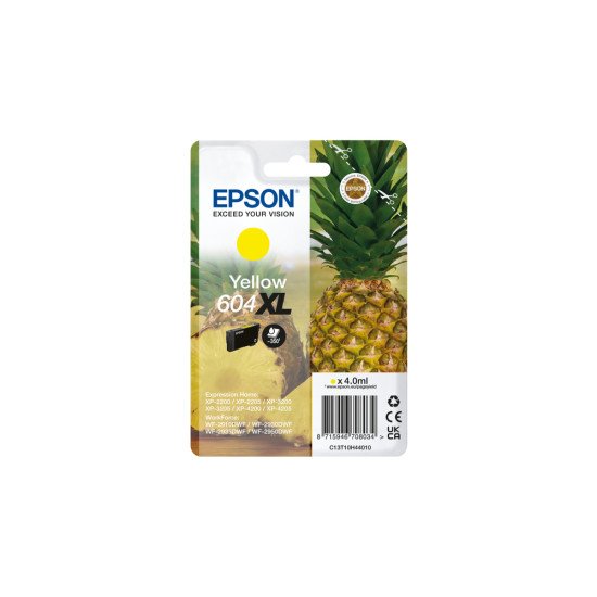 Epson 604XL cartouche d'encre 1 pièce(s) Original Rendement élevé (XL) Jaune