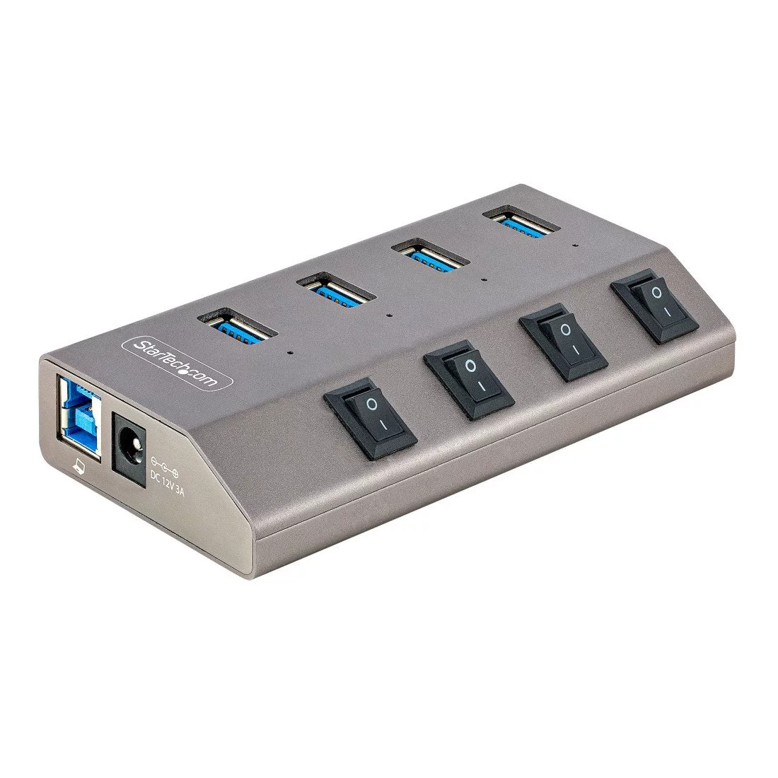 Concentrateur USB 3.0 à 7 ports avec interrupteurs indépendants