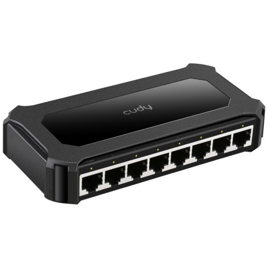 Cudy GS108D commutateur réseau Gigabit Ethernet (10/100/1000) Noir