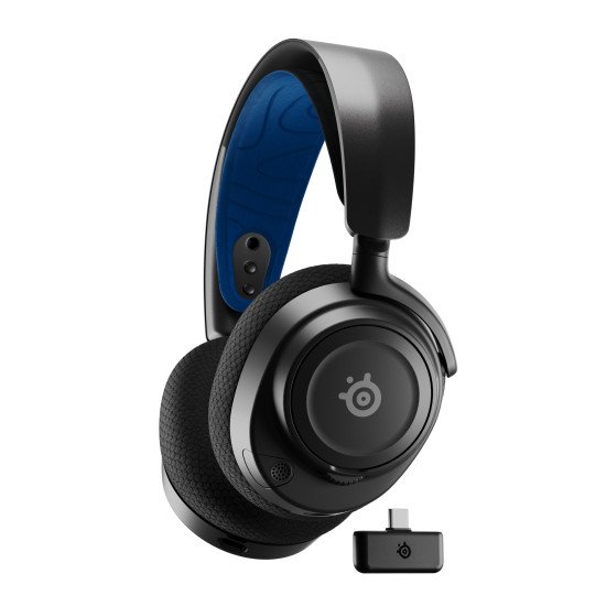 Steelseries Arctis Nova 7P Casque Avec fil &sans fil Arceau Jouer USB Type-C Bluetooth Noir, Bleu