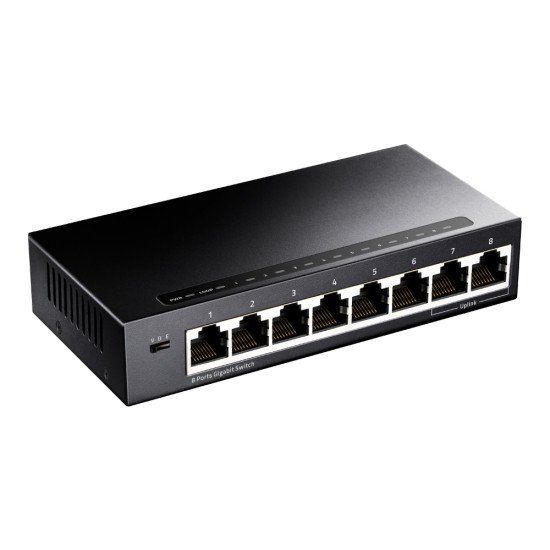 Cudy GS108 commutateur réseau Gigabit Ethernet (10/100/1000) Noir