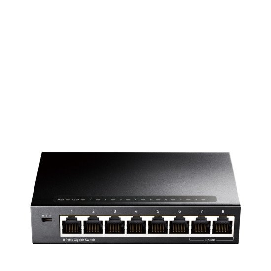 Cudy GS108 commutateur réseau Gigabit Ethernet (10/100/1000) Noir