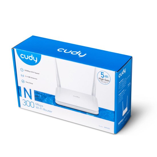 Cudy WR300 routeur sans fil Fast Ethernet Monobande (2,4 GHz) Blanc