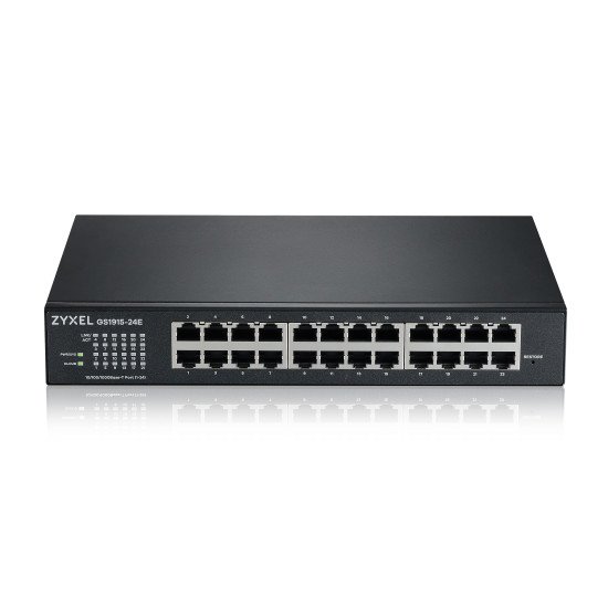 Zyxel GS1915-24E Géré L2 Gigabit Ethernet (10/100/1000) 1U Noir