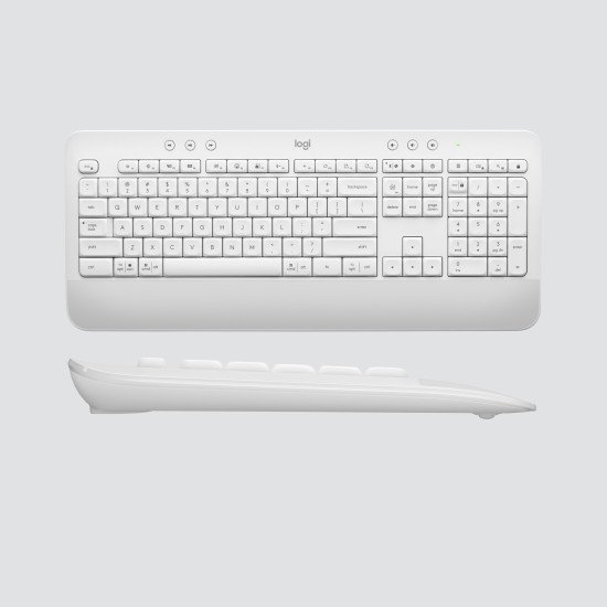 Logitech Signature MK650 Combo For Business clavier Souris incluse Bluetooth QWERTZ Suisse Blanc