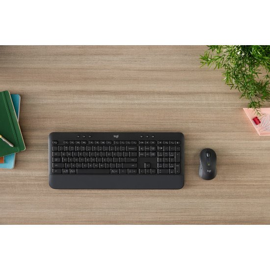 Logitech Signature MK650 Combo For Business clavier Souris incluse RF sans fil + Bluetooth QWERTZ Allemand Graphite