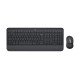 Logitech Signature MK650 Combo For Business clavier Souris incluse RF sans fil + Bluetooth QWERTY Graphite