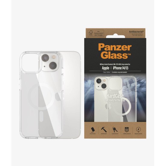 PanzerGlass HardCase MagSafe Transparent coque de protection pour téléphones portables 15,5 cm (6.1") Housse