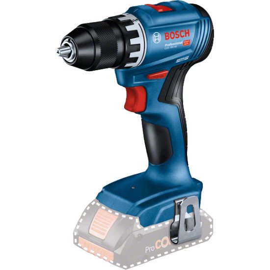 Bosch GSR 18V-45 Professional 500 tr/min Sans clé 900 g Noir, Bleu