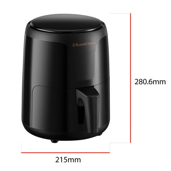 Russell Hobbs SatisFry Air Heißluftfritteuse Klein Unique 1,8 L Autonome 1100 W Friteuse d'air chaud Noir