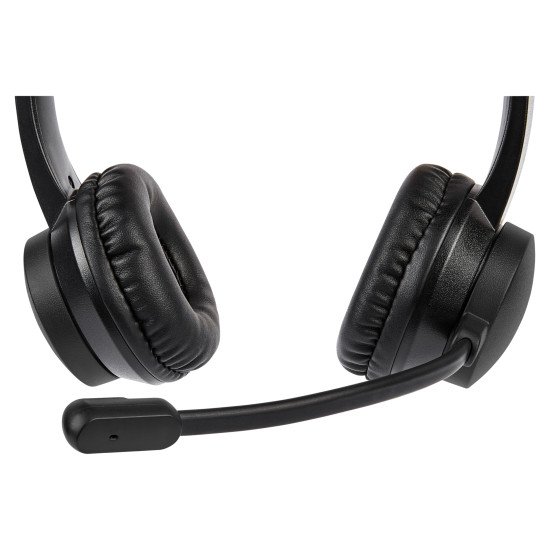 MEDION E62180 - Casque Bluetooth - Sans fil - 38 heures - confort de port élevé et son numérique de qualité supérieure - Noir