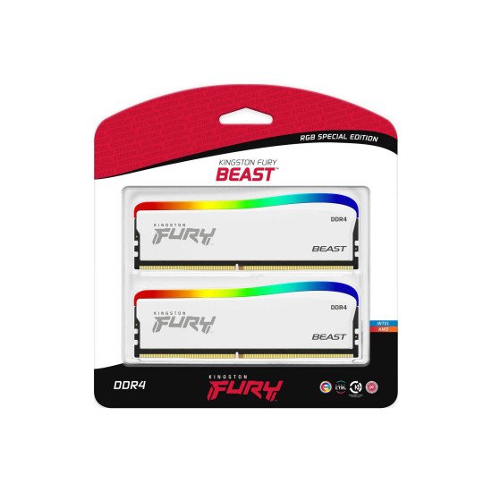 Kingston Technology FURY Beast RGB Special Edition module de mémoire 32 Go 2 x 16 Go DDR4 3600 MHz