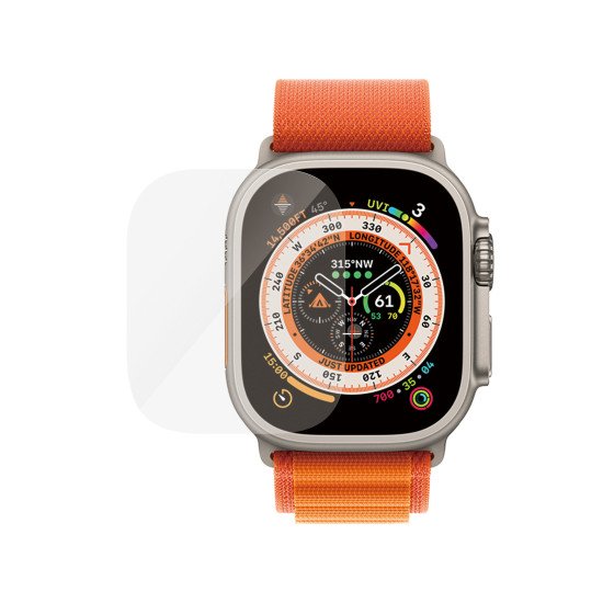 PanzerGlass TM Apple Watch Ultra 49mm Transparent Verre trempé, Polyéthylène téréphthalate (PET)