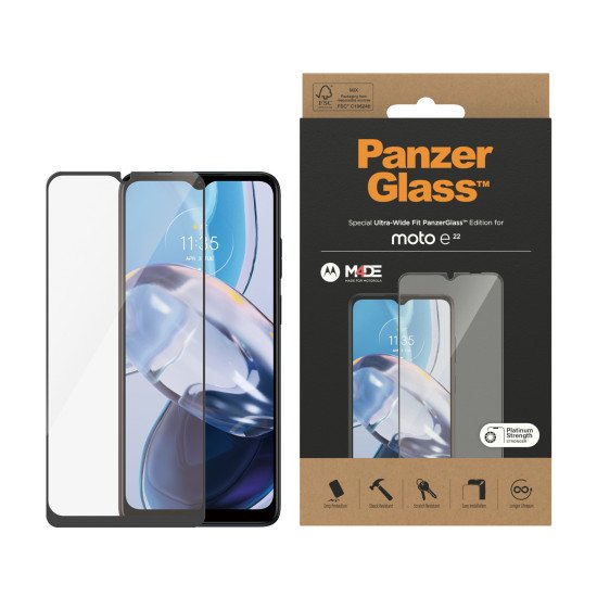 PanzerGlass MOTOROLA MOTO E22S UWF Protection d'écran transparent 1 pièce(s)