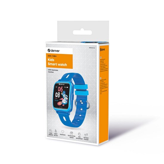 Denver SWK-110BU smartwatche et montre de sport 3,56 cm (1.4") Bleu