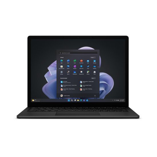 Microsoft Surface Laptop 5 i7-1265U Ordinateur portable 34,3 cm (13.5") Écran tactile Intel® Core™ i7 16 Go LPDDR5x-SDRAM 256 Go SSD Wi-Fi 6 (802.11ax) Windows 11 Pro Noir QWERTZU Luxembourg