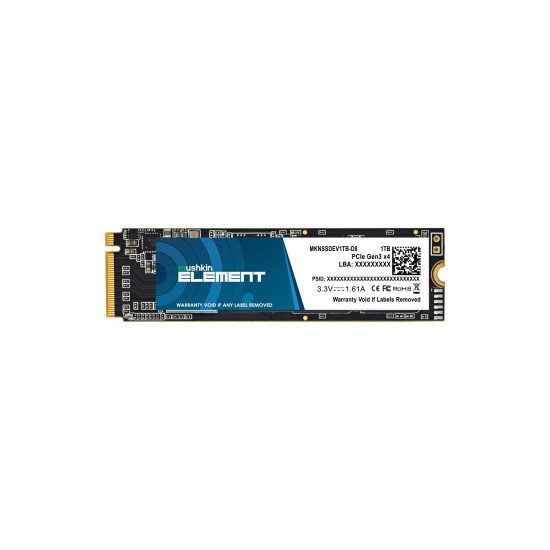 Mushkin Element 1 To M.2 PCI Express 3.0 NVMe 3D NAND