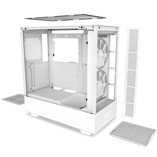 NZXT H5 Elite Midi Tower Blanc