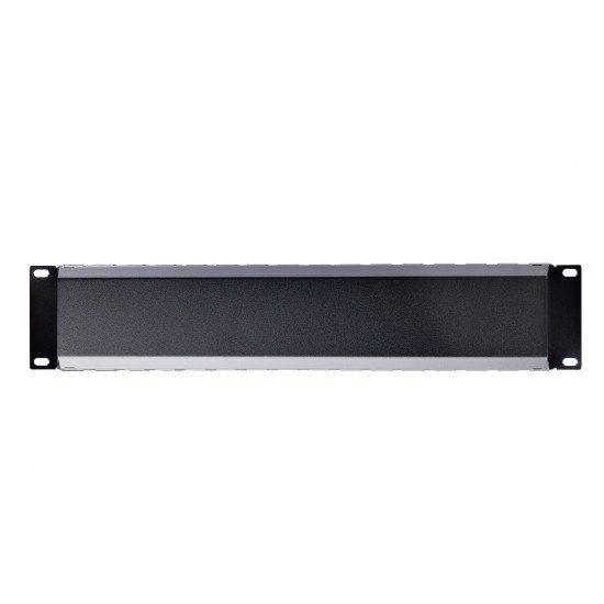 StarTech.com Goulotte Horizontale de Gestion de Câbles pour Rack Serveur 2U avec Couvercle - Panneau de Chemin de Câbles pour Rack Réseau 19" - Goulotte à Fentes pour Câbles