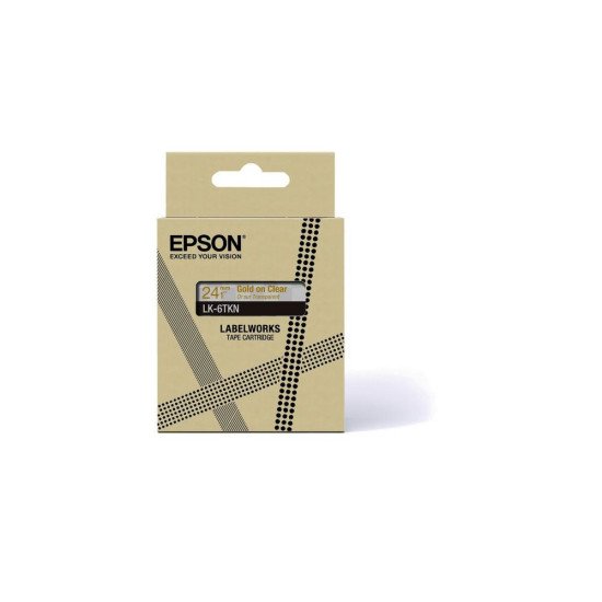 Epson LK-6TKN Or, Transparent