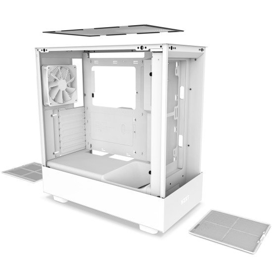 NZXT H5 Flow Midi Tower Blanc