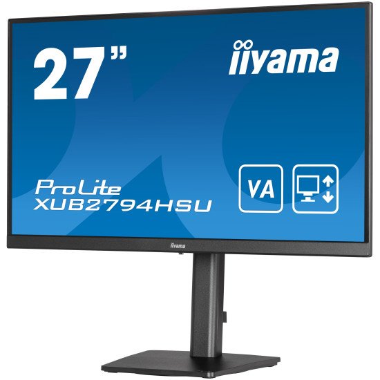 iiyama ProLite XUB2794HSU-B1 écran plat de PC 68,6 cm (27") 1920 x 1080 pixels Full HD LCD Noir