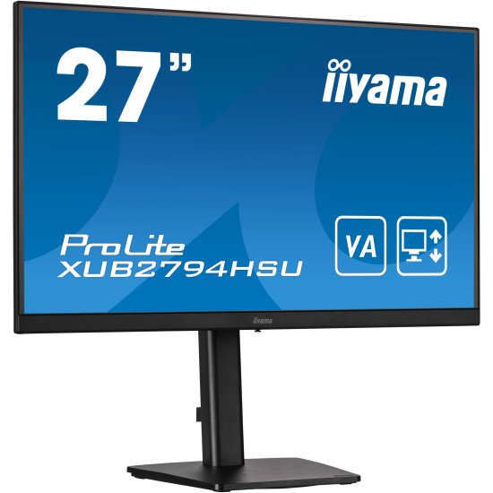 iiyama ProLite XUB2794HSU-B1 écran plat de PC 68,6 cm (27") 1920 x 1080 pixels Full HD LCD Noir