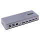 StarTech.com Station d'Accueil USB-C - Hub USB-C Multi-Moniteur HDMI/DP/DP Alt Mode - 3x 4K30 / 2x 4K60 - Dock USB 7 ports - 60W Power Delivery 3.0 - GbE - 3.5 Audio - Station d'Accueil Universelle