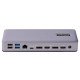 StarTech.com Station d'Accueil USB-C - Hub USB-C Multi-Moniteur HDMI/DP/DP Alt Mode - 3x 4K30 / 2x 4K60 - Dock USB 7 ports - 60W Power Delivery 3.0 - GbE - 3.5 Audio - Station d'Accueil Universelle