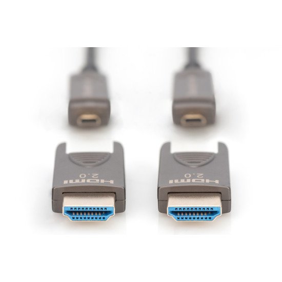 Digitus 4K – câble fibre optique hybride HDMI® AOC avec 15m connecteur amovible