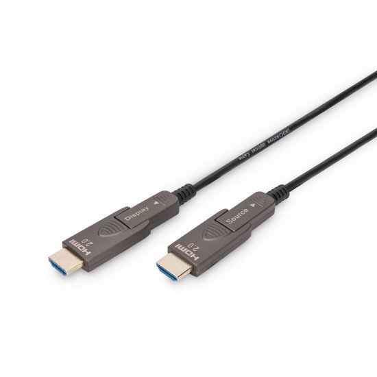 Digitus 4K – câble fibre optique hybride HDMI® AOC avec 30m connecteur amovible