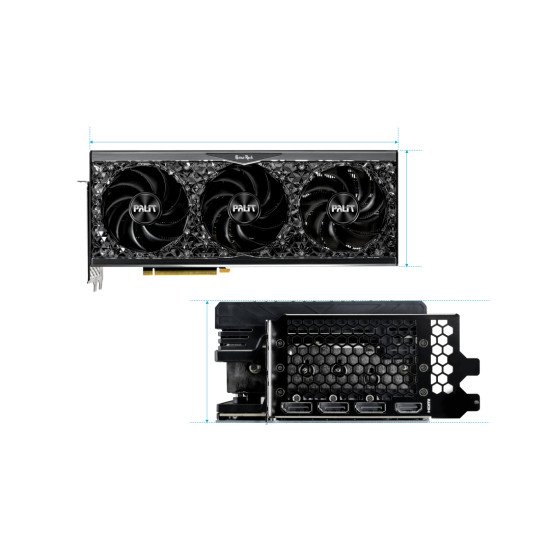 Palit GeForce RTX 4070 Ti SUPER GameRock OmniBlack NVIDIA 16 Go GDDR6X