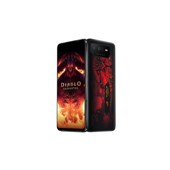 ASUS ROG Phone 6 Diablo Immortal Edition 17,2 cm (6.78") Double SIM Android 12 5G USB Type-C 16 Go 512 Go 6000 mAh Noir, Rouge